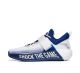 Anta Shock The Game Attacking IV Men's Cushioned Basketball Shoes - Blue White 