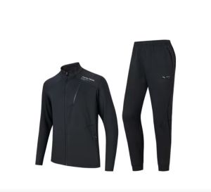 Anta 2022 AW Fall Men's Sports Suit Running Fitness Wear - Black