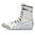 Do-win 2022 Men's High Barrel Professional Retro Indoor Boxing Training Shoes - White/Gray